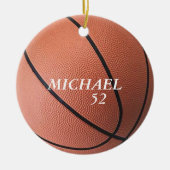 Persoonlijke Basketball Ornament (Voorkant)