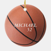 Persoonlijke Basketball Ornament (Achterkant)