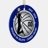 Persoonlijke Basketball Ornamenten voor meisjes, b (Rechts)