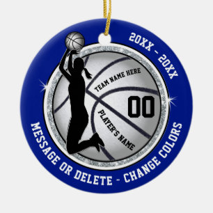 Persoonlijke Basketball Ornamenten voor meisjes, b