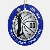 Persoonlijke Basketball Ornamenten voor meisjes, b (Links)