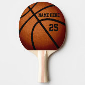 Persoonlijke Basketball Ping Pong Paddle Tafeltennisbatje (Voorkant)
