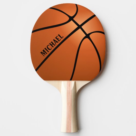 Persoonlijke Basketball Ping Pong Paddle Tafeltennisbatje (Voorkant)