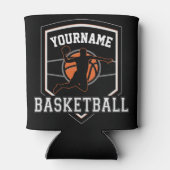 Persoonlijke Basketball Player NAME Slam Dunk Team Blikjeskoeler (Achterkant)