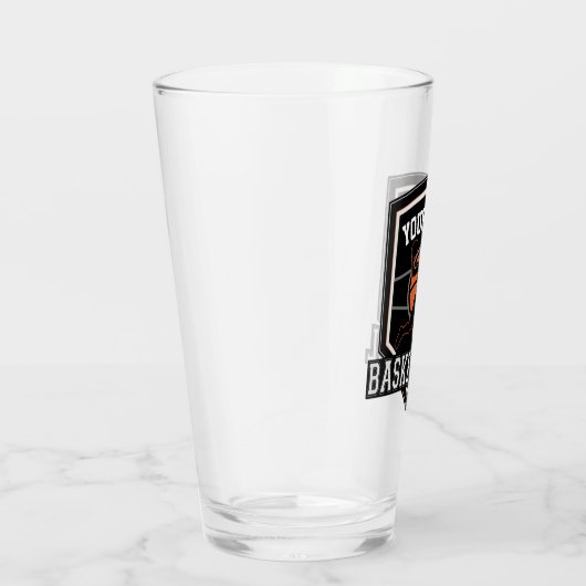 Persoonlijke Basketball Player NAME Slam Dunk Team Glas (Rechts)