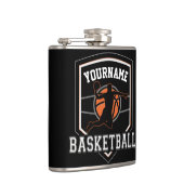 Persoonlijke Basketball Player NAME Slam Dunk Team Heupfles