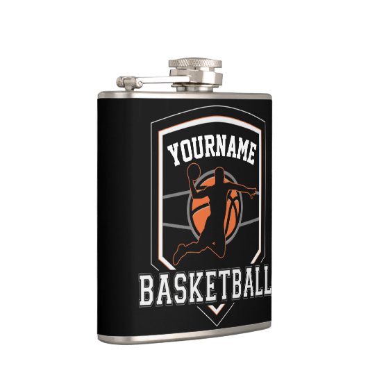Persoonlijke Basketball Player NAME Slam Dunk Team Heupfles (Rechts)