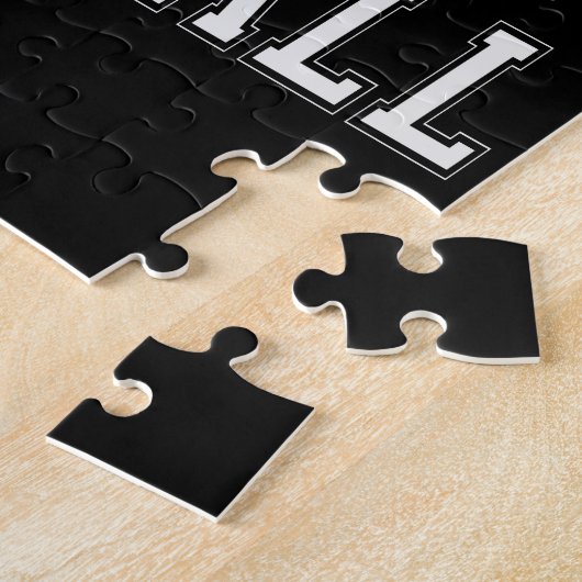 Persoonlijke Basketball Player NAME Slam Dunk Team Legpuzzel (Zijkant)