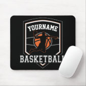Persoonlijke Basketball Player NAME Slam Dunk Team Muismat (Met muis)