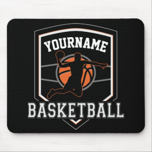 Persoonlijke Basketball Player NAME Slam Dunk Team Muismat
