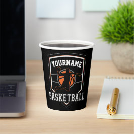 Persoonlijke Basketball Player NAME Slam Dunk Team Papieren Bekers