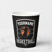Persoonlijke Basketball Player NAME Slam Dunk Team Papieren Bekers (Voorkant)