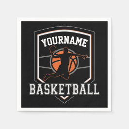 Persoonlijke Basketball Player NAME Slam Dunk Team Servet