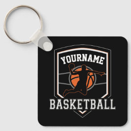 Persoonlijke Basketball Player NAME Slam Dunk Team Sleutelhanger