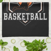 Persoonlijke Basketball Player NAME Slam Dunk Team Theedoek (Gevouwen)