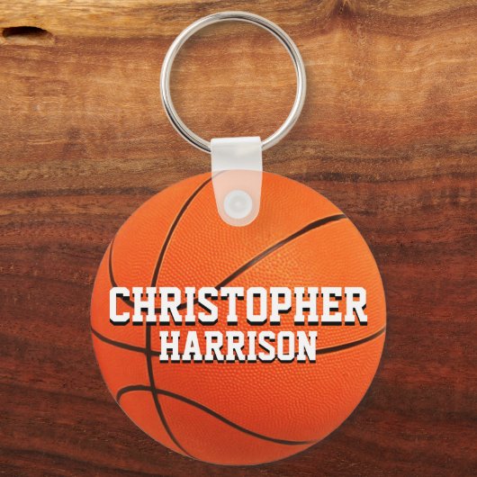 Persoonlijke Basketball Sleutelhanger (Voorkant)