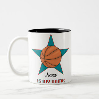 Persoonlijke Basketball Star-Mok Tweekleurige Koffiemok