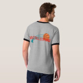 Persoonlijke Basketball T-Shirt Back (Achterkant volledig)