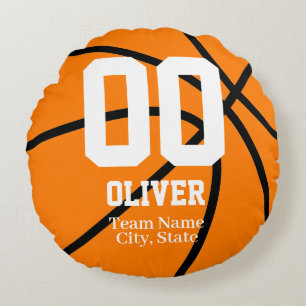 Persoonlijke Basketbalspeler Kamer Decoratie Rond Kussen