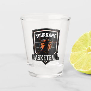 Persoonlijke Basketbalspeler NAAM Slam Dunk Team Shot Glas