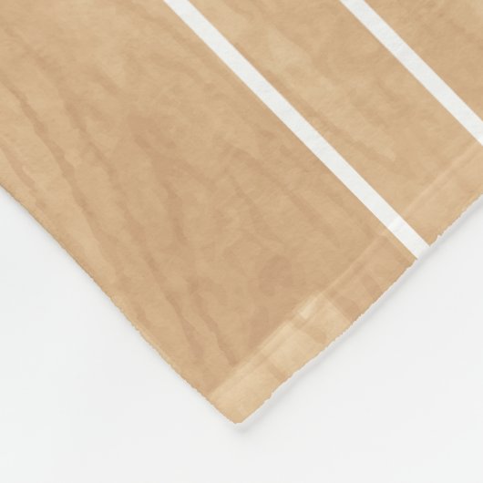 Persoonlijke Basketbalspeler op basketbal Fleece Deken (Hoek)