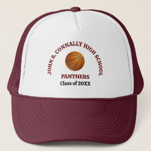 Persoonlijke basketbalspeler op de middelbare scho trucker pet