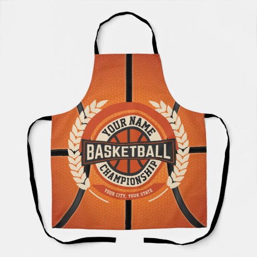 Persoonlijke Basketbalteam Speler Aangepaste Atlee Schort (Voorkant)