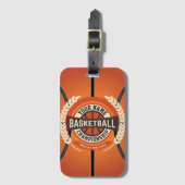 Persoonlijke Basketbalteamspeler Aangepaste Atleet Bagagelabel (Voorkant (verticaal))