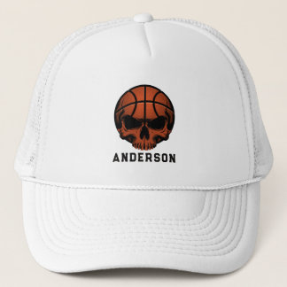 Persoonlijke Basketbalvleugels Trucker Hoed naam Pet