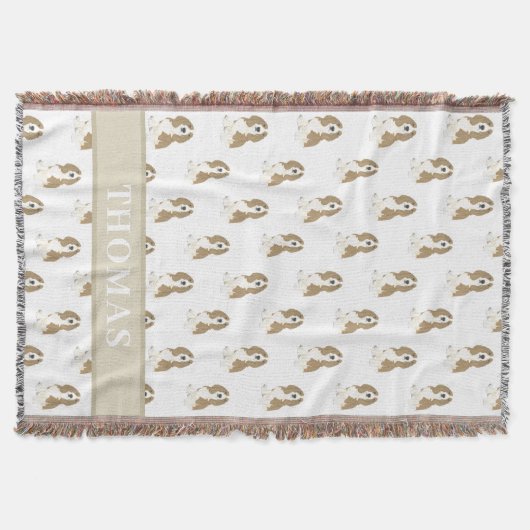 Persoonlijke Basset Hound Deken (Voorkant)