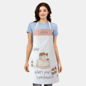 Persoonlijke bazer: ik baken wat je Superpower is Schort (Gedragen)