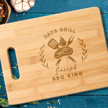 Persoonlijke BBQ Koning Grill Vader Bestek Grafisc