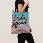 Persoonlijke Beach Bride Squad Canvas tas (Dichtbij)