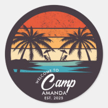 Persoonlijke Beach Camp vrijgezellenfeest aangepas