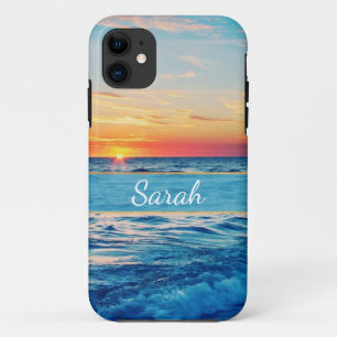 Persoonlijke Beach Sunset Sunrise Case-Mate iPhone Case