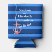 Persoonlijke Beachy Anchor Blikjeskoeler (Voorkant)