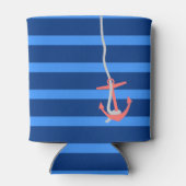 Persoonlijke Beachy Anchor Blikjeskoeler (Achterkant)