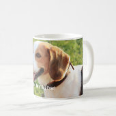Persoonlijke Beagle Dog Foto en Dog Naam Koffiemok (Voorkant rechts)