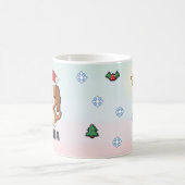 Persoonlijke Beagle Kerstmug Koffiemok (Center)