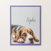 Persoonlijke Beagle Legpuzzel (Verticaal)