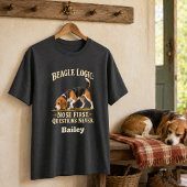 Persoonlijke Beagle-logica T-shirt