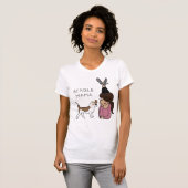 Persoonlijke beagle Mama T-Shirt (Voorkant volledig)
