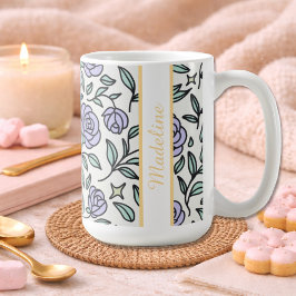 Persoonlijke Beauty Beast Garden Roos Paars Koffiemok