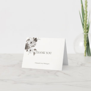 Persoonlijke bedankkaarten - sepia getint bedankkaart