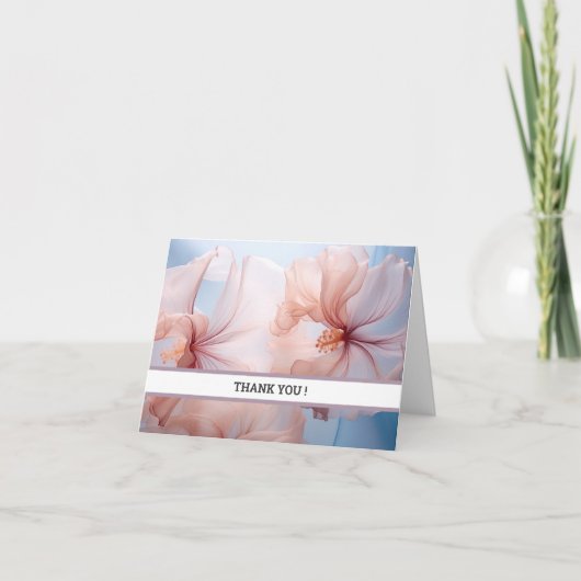 Persoonlijke bedankt kaart (Voorkant)