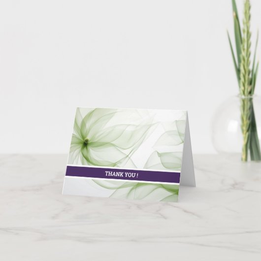 Persoonlijke bedankt kaart (Voorkant)