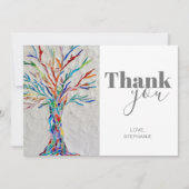 Persoonlijke bedankt kaart (Voorkant)