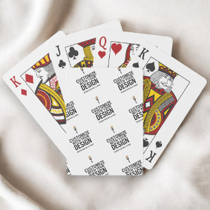 Persoonlijke bedrijf gebrandmerkte aangepaste mini pokerkaarten