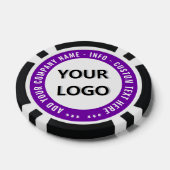 Persoonlijke bedrijf logo tekst merk poker chips (Enkel)