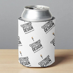 Persoonlijke bedrijfshuisstijl minimalistisch blikjeskoeler